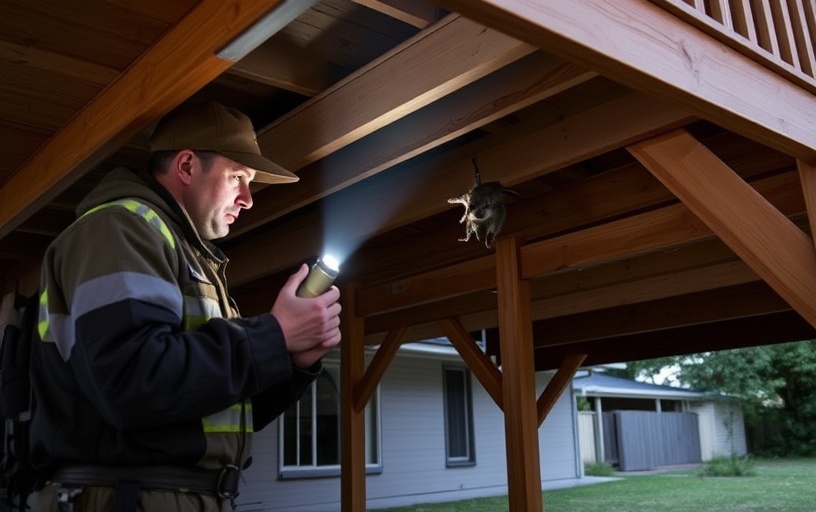 Under Deck Possum Removal in Wheelers hill